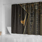 Egypt Deshret Crown Shower Curtain Ancient Mythology Pharaoh With Pschent