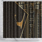 Egypt Deshret Crown Shower Curtain Ancient Mythology Pharaoh With Pschent