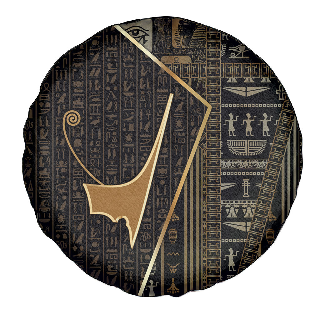 Egypt Deshret Crown Spare Tire Cover Ancient Mythology Pharaoh With Pschent