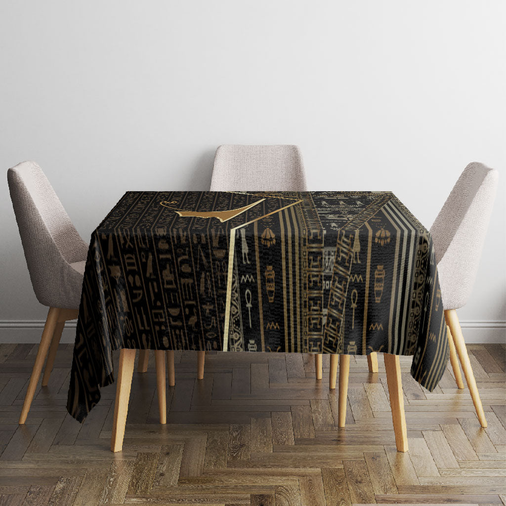 Egypt Deshret Crown Tablecloth Ancient Mythology Pharaoh With Pschent