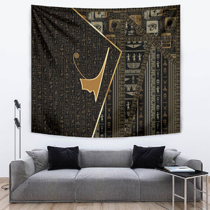 Egypt Deshret Crown Tapestry Ancient Mythology Pharaoh With Pschent