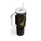 Egypt Deshret Crown Tumbler With Handle Ancient Mythology Pharaoh With Pschent