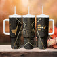 Egypt Deshret Crown Tumbler With Handle Ancient Mythology Pharaoh With Pschent