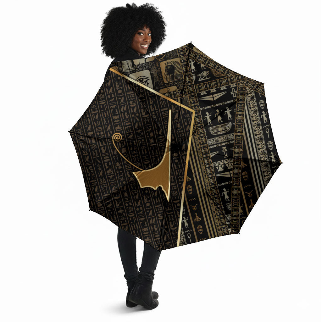 Egypt Deshret Crown Umbrella Ancient Mythology Pharaoh With Pschent