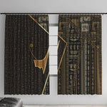 Egypt Deshret Crown Window Curtain Ancient Mythology Pharaoh With Pschent
