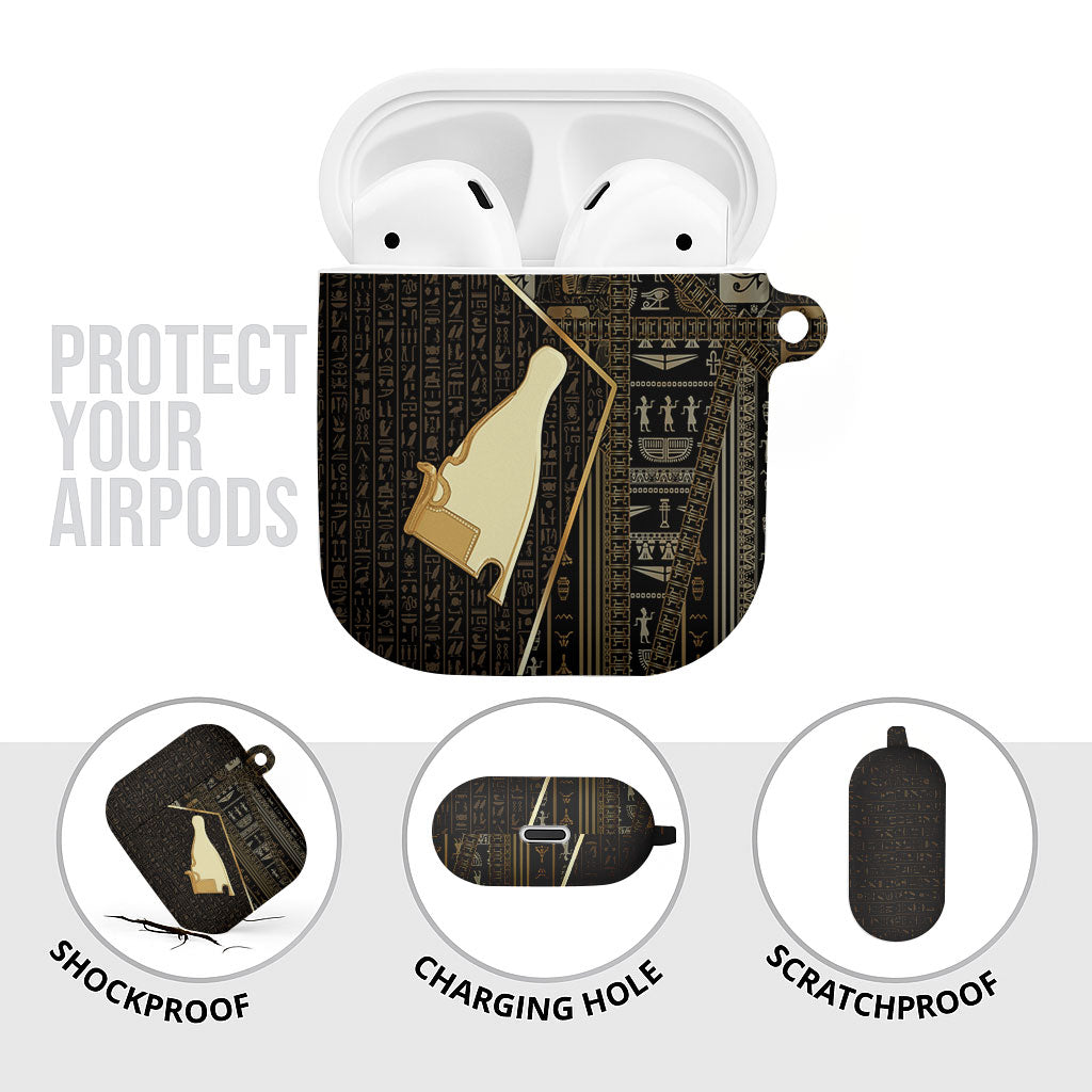 Egypt Hedjet Crown AirPods Case Ancient Mythology Upper Pharaoh