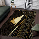 Egypt Hedjet Crown Area Rug Ancient Mythology Upper Pharaoh
