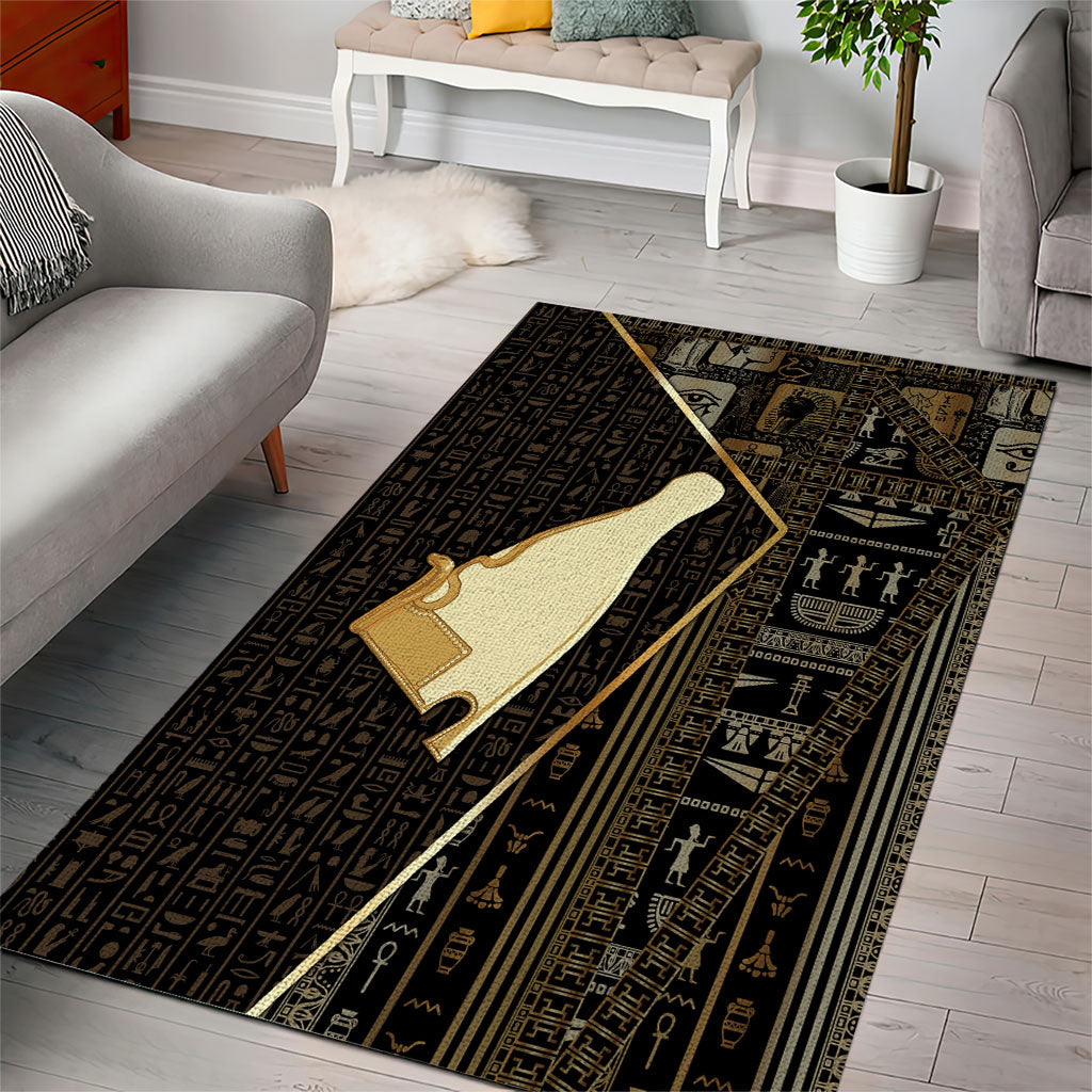 Egypt Hedjet Crown Area Rug Ancient Mythology Upper Pharaoh