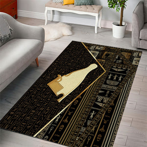 Egypt Hedjet Crown Area Rug Ancient Mythology Upper Pharaoh