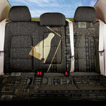 Egypt Hedjet Crown Back Car Seat Cover Ancient Mythology Upper Pharaoh
