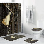 Egypt Hedjet Crown Bathroom Set Ancient Mythology Upper Pharaoh