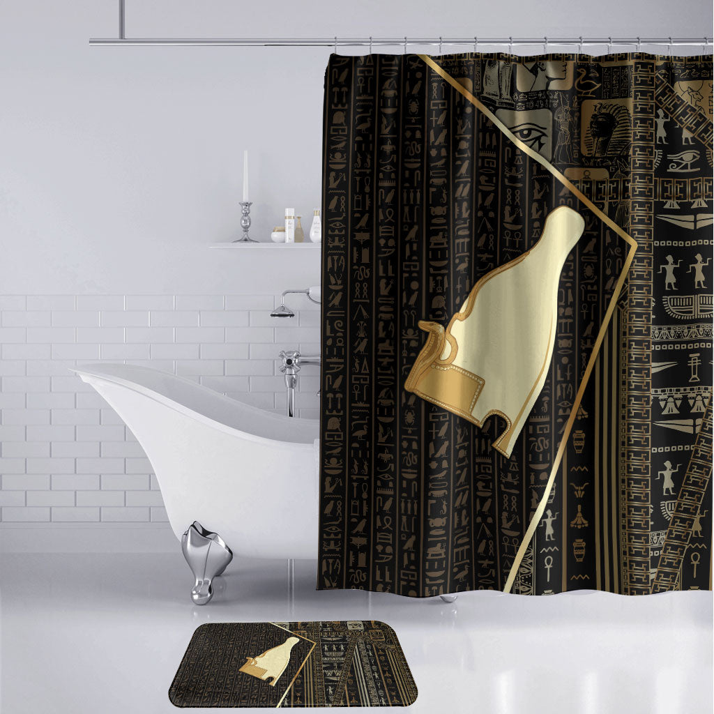 Egypt Hedjet Crown Bathroom Set Ancient Mythology Upper Pharaoh