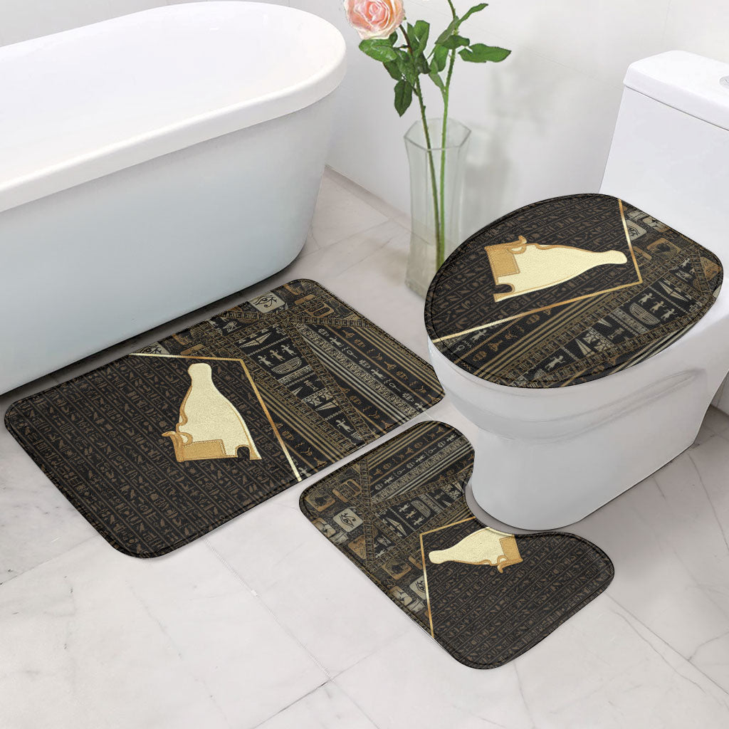 Egypt Hedjet Crown Bathroom Set Ancient Mythology Upper Pharaoh