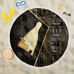 Egypt Hedjet Crown Beach Blanket Ancient Mythology Upper Pharaoh