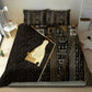 Egypt Hedjet Crown Bedding Set Ancient Mythology Upper Pharaoh