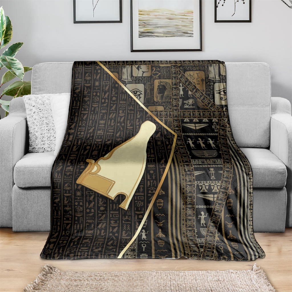 Egypt Hedjet Crown Blanket Ancient Mythology Upper Pharaoh