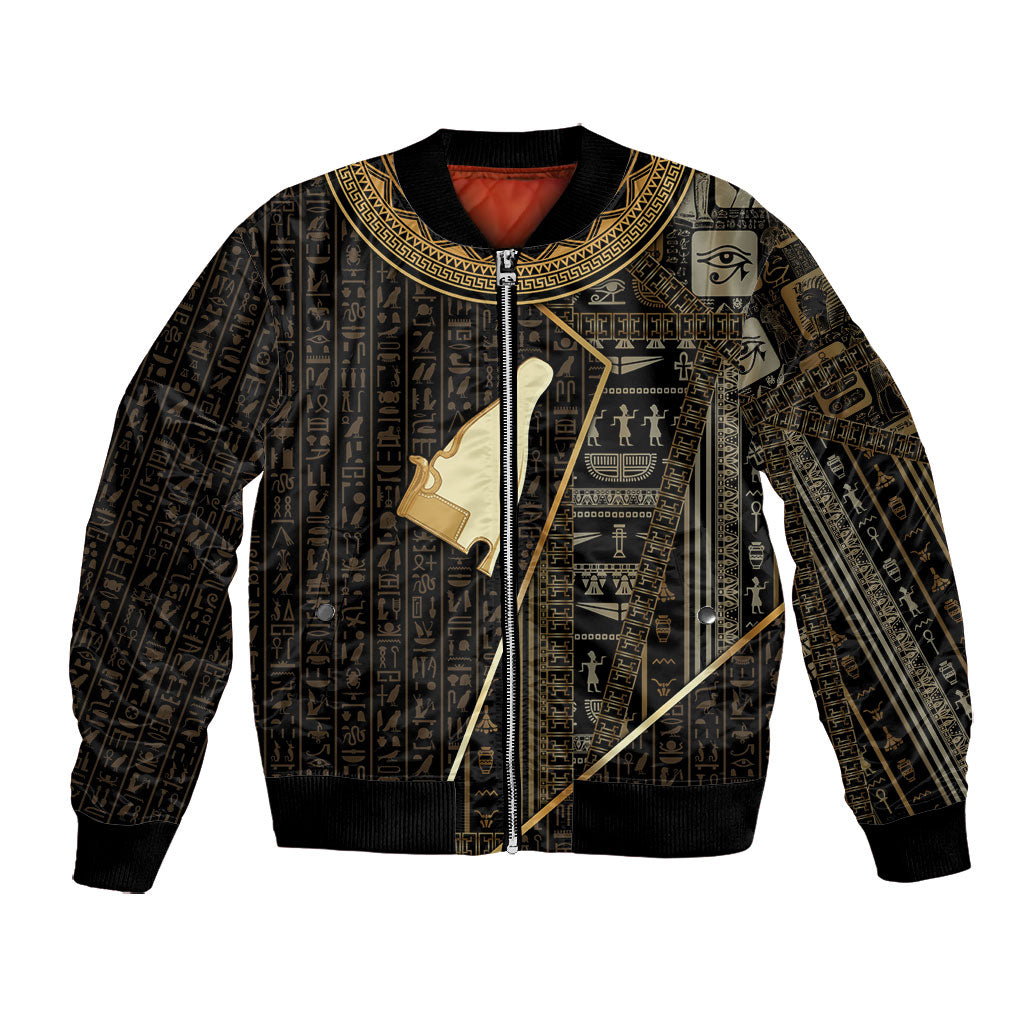 Egypt Hedjet Crown Bomber Jacket Ancient Mythology Upper Pharaoh