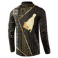 Egypt Hedjet Crown Button Sweatshirt Ancient Mythology Upper Pharaoh