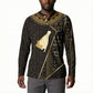 Egypt Hedjet Crown Button Sweatshirt Ancient Mythology Upper Pharaoh