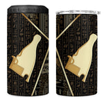 Egypt Hedjet Crown 4 in 1 Can Cooler Tumbler Ancient Mythology Upper Pharaoh