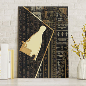 Egypt Hedjet Crown Canvas Wall Art Ancient Mythology Upper Pharaoh