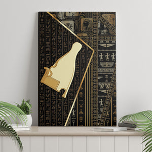 Egypt Hedjet Crown Canvas Wall Art Ancient Mythology Upper Pharaoh