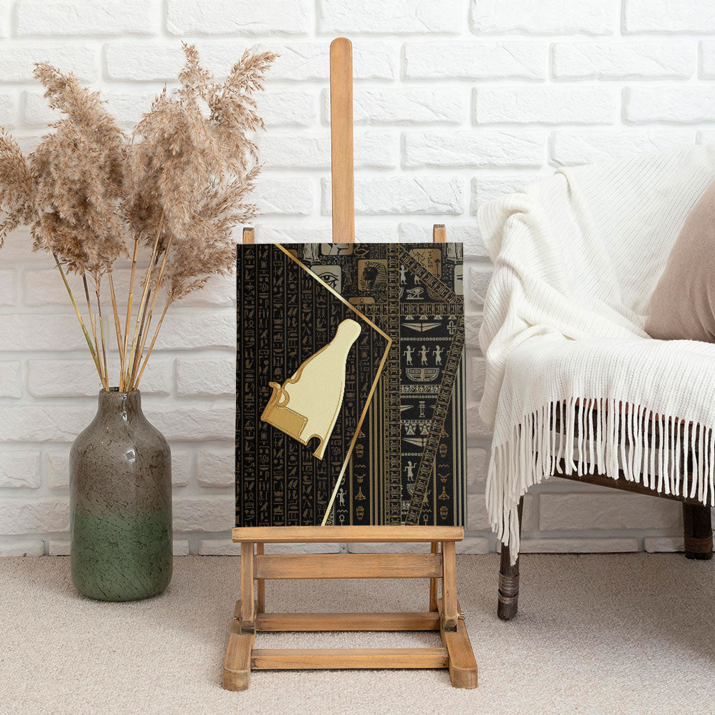 Egypt Hedjet Crown Canvas Wall Art Ancient Mythology Upper Pharaoh
