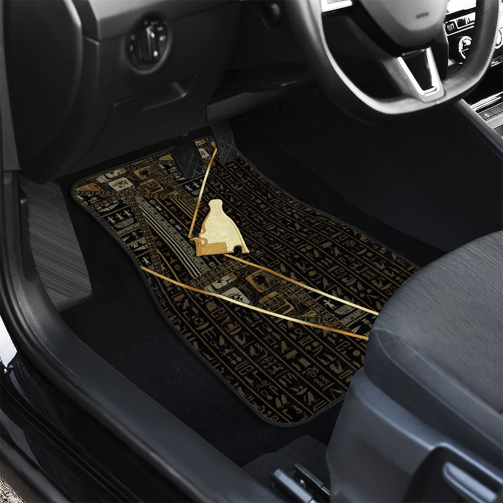 Egypt Hedjet Crown Car Mats Ancient Mythology Upper Pharaoh