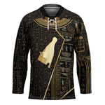 Egypt Hedjet Crown Hockey Jersey Ancient Mythology Upper Pharaoh