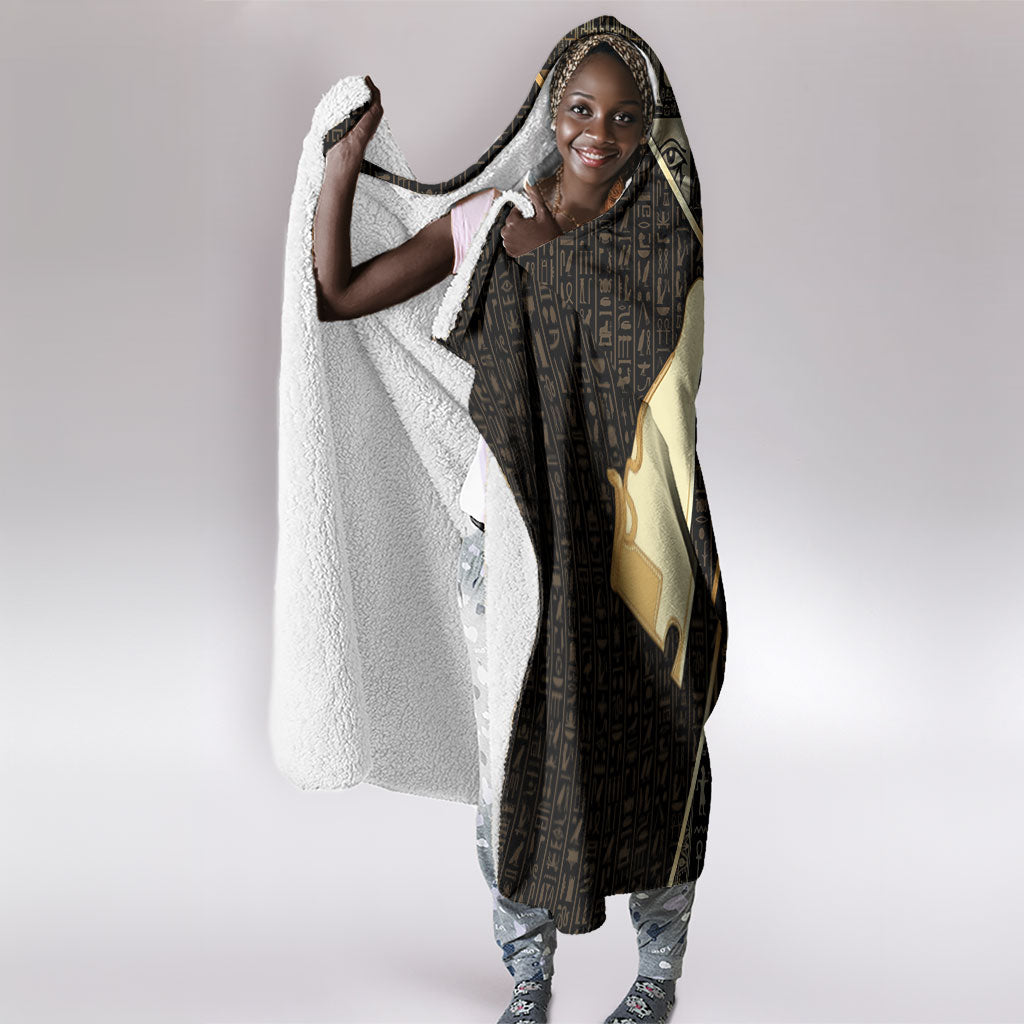 Egypt Hedjet Crown Hooded Blanket Ancient Mythology Upper Pharaoh