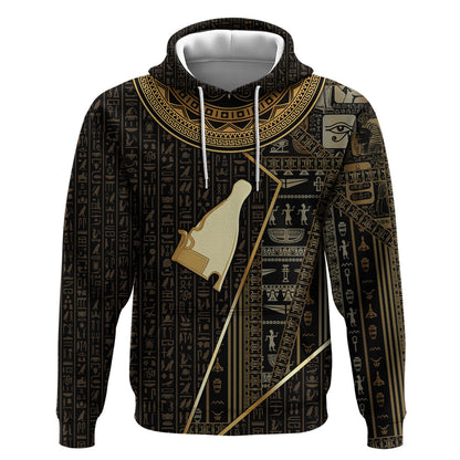 Egypt Hedjet Crown Hoodie Ancient Mythology Upper Pharaoh