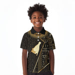 Egypt Hedjet Crown Kid Polo Shirt Ancient Mythology Upper Pharaoh