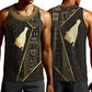 Egypt Hedjet Crown Men Tank Top Ancient Mythology Upper Pharaoh