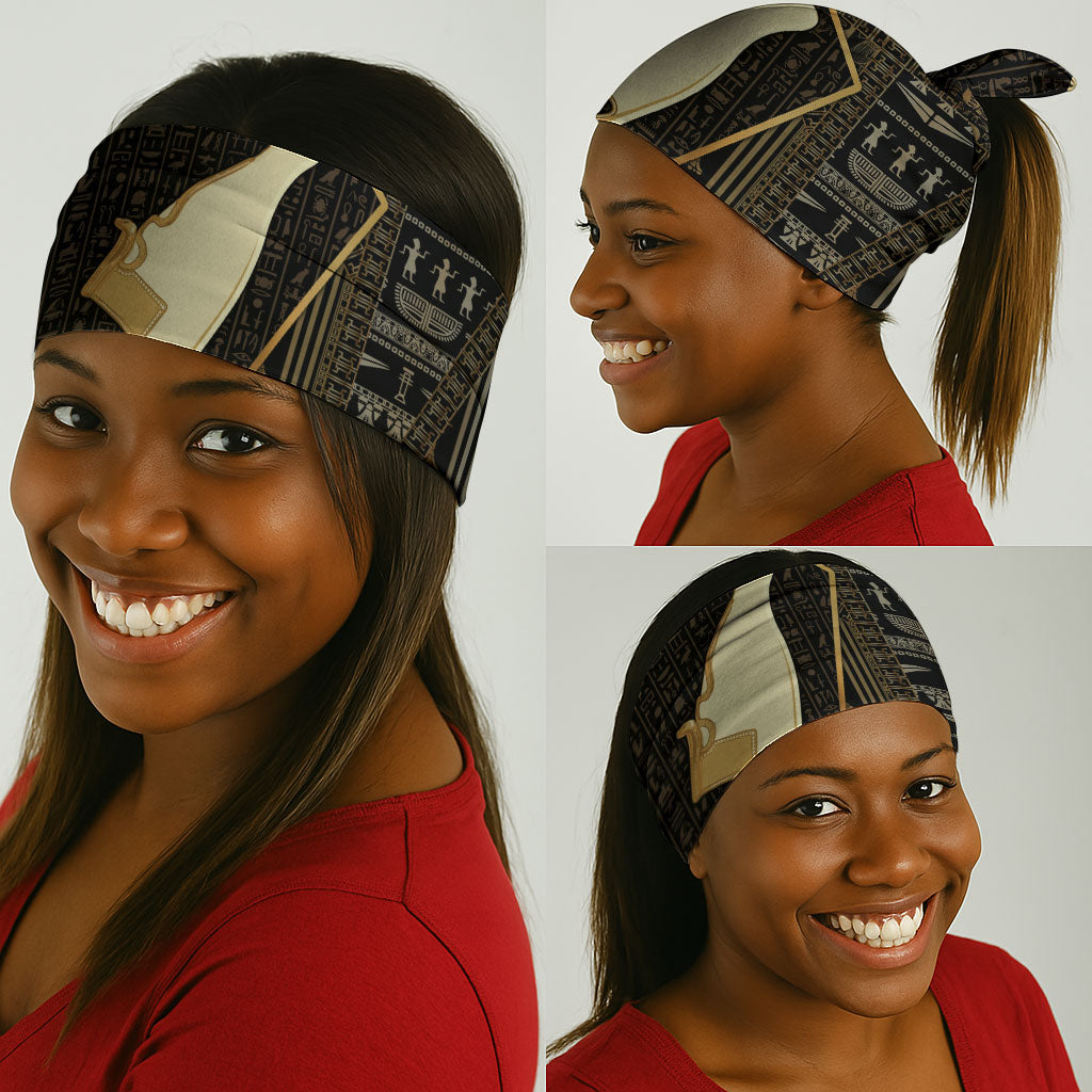 Egypt Hedjet Crown Neck Gaiter Ancient Mythology Upper Pharaoh