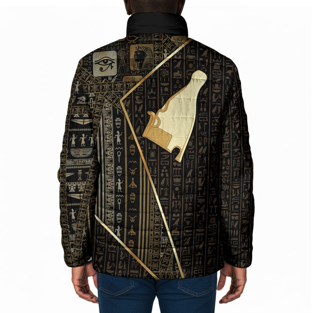 Egypt Hedjet Crown Padded Jacket Ancient Mythology Upper Pharaoh