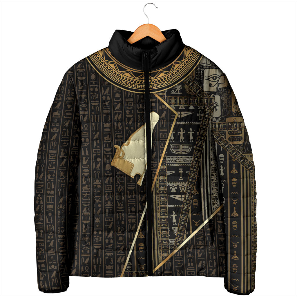 Egypt Hedjet Crown Padded Jacket Ancient Mythology Upper Pharaoh