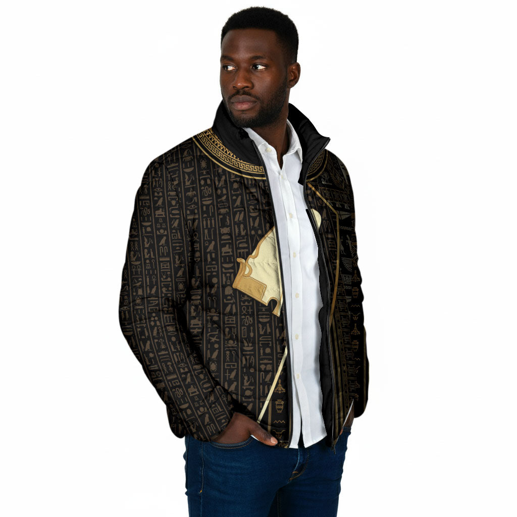 Egypt Hedjet Crown Padded Jacket Ancient Mythology Upper Pharaoh