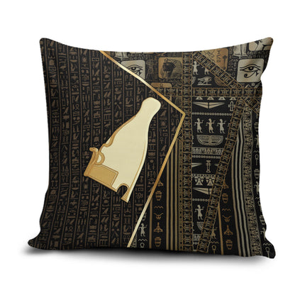 Egypt Hedjet Crown Pillow Cover Ancient Mythology Upper Pharaoh