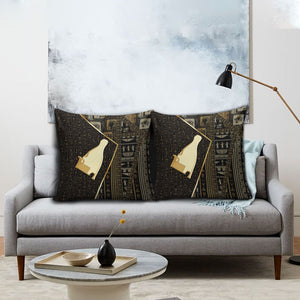 Egypt Hedjet Crown Pillow Cover Ancient Mythology Upper Pharaoh
