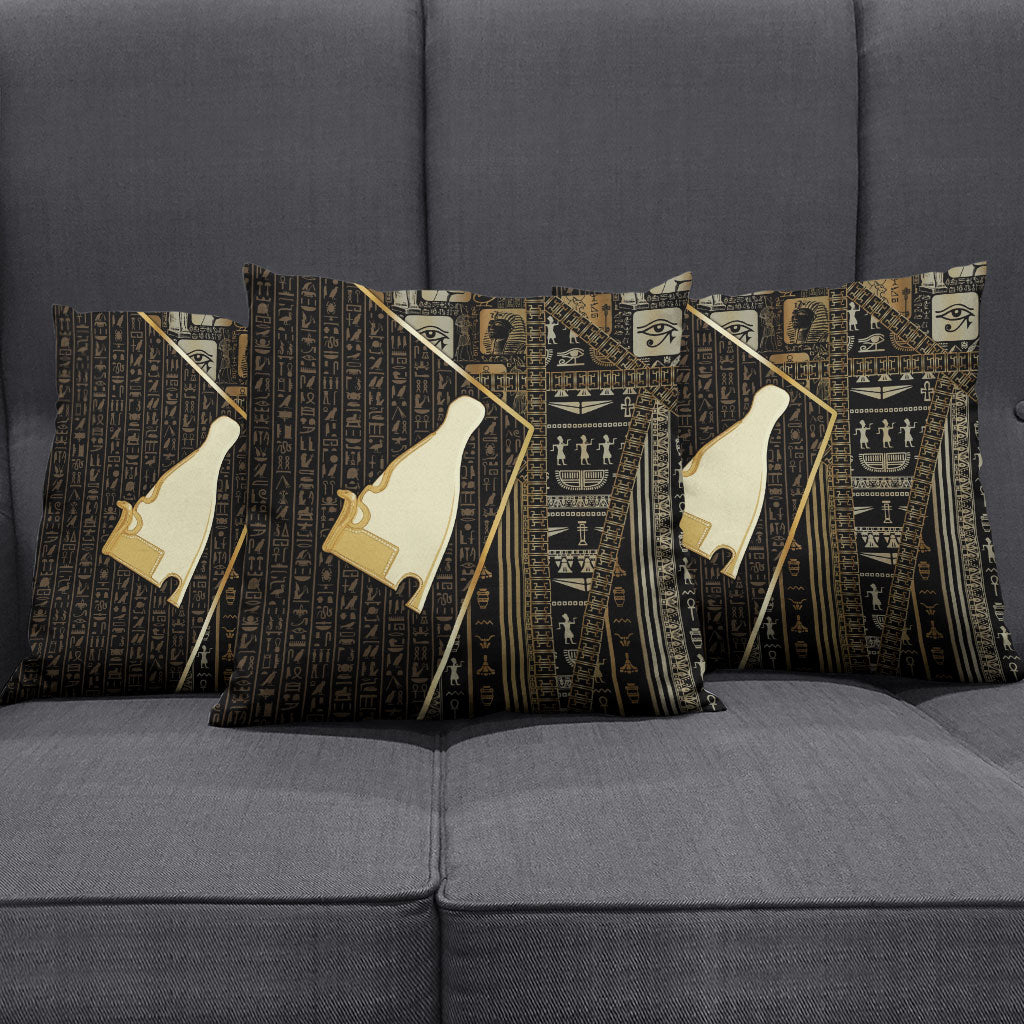 Egypt Hedjet Crown Pillow Cover Ancient Mythology Upper Pharaoh