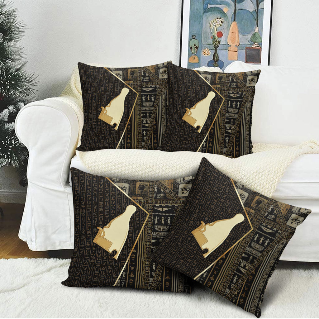 Egypt Hedjet Crown Pillow Cover Ancient Mythology Upper Pharaoh