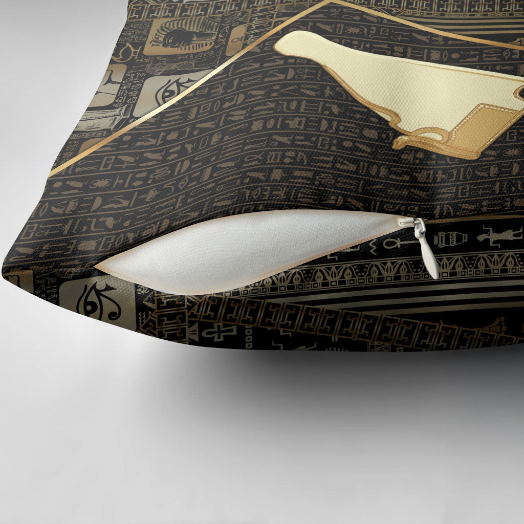 Egypt Hedjet Crown Pillow Cover Ancient Mythology Upper Pharaoh