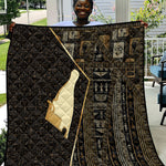 Egypt Hedjet Crown Quilt Ancient Mythology Upper Pharaoh