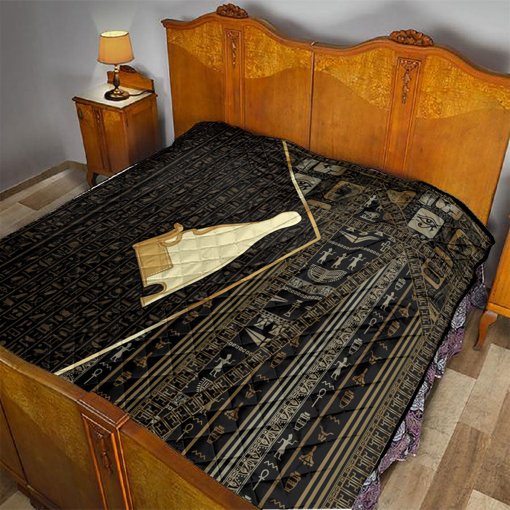 Egypt Hedjet Crown Quilt Ancient Mythology Upper Pharaoh