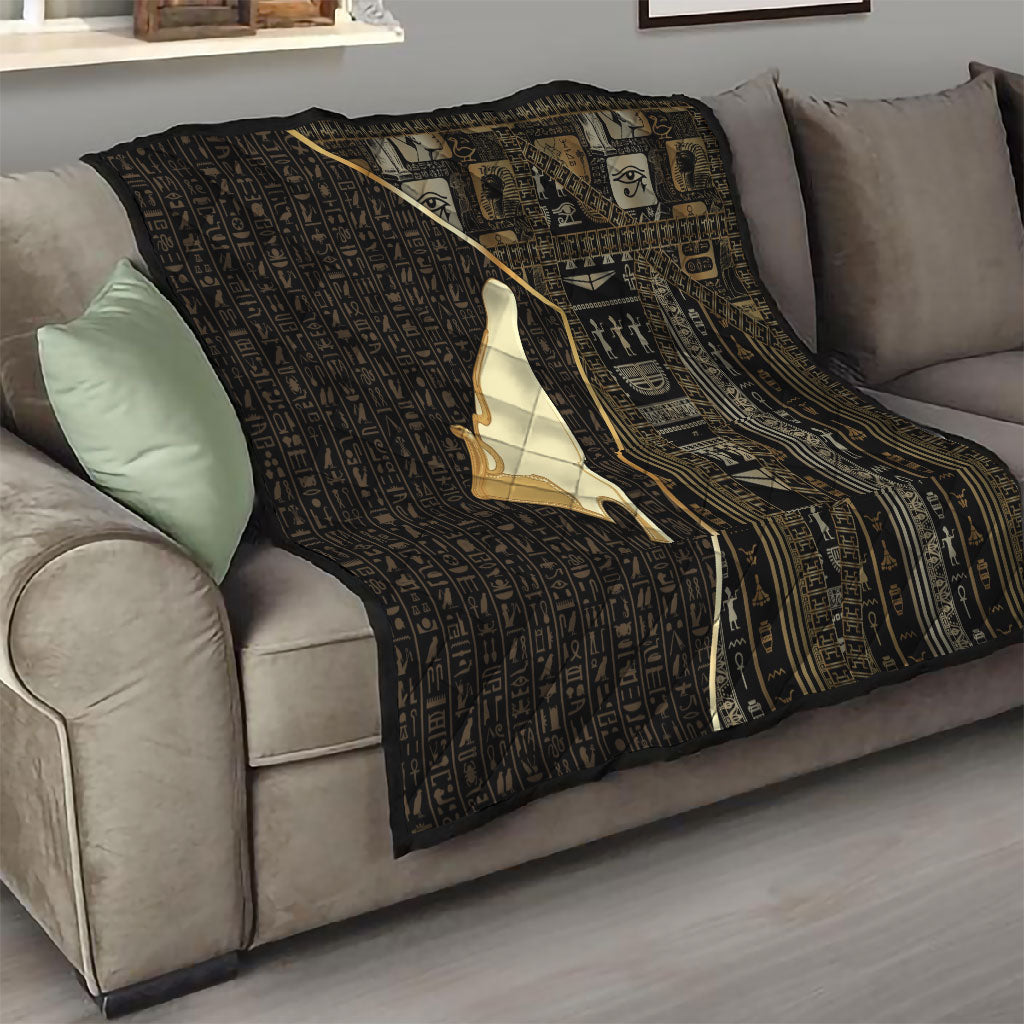 Egypt Hedjet Crown Quilt Ancient Mythology Upper Pharaoh