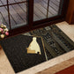 Egypt Hedjet Crown Rubber Doormat Ancient Mythology Upper Pharaoh