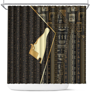 Egypt Hedjet Crown Shower Curtain Ancient Mythology Upper Pharaoh