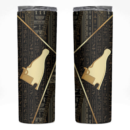 Egypt Hedjet Crown Skinny Tumbler Ancient Mythology Upper Pharaoh