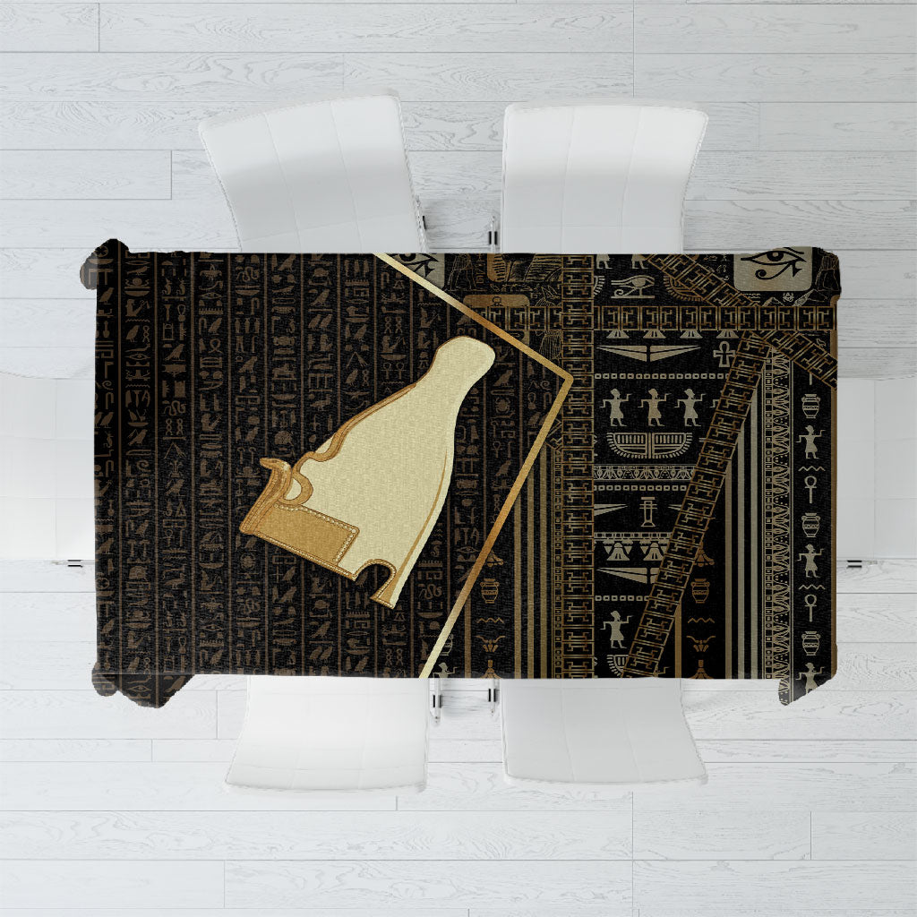 Egypt Hedjet Crown Tablecloth Ancient Mythology Upper Pharaoh