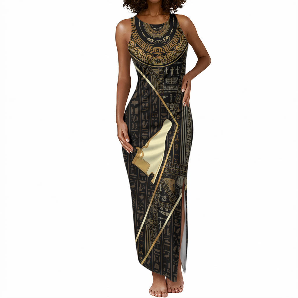 Egypt Hedjet Crown Tank Maxi Dress Ancient Mythology Upper Pharaoh